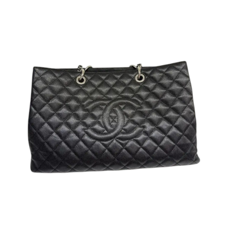Grand Shopping Tote GST Caviar Black SHW