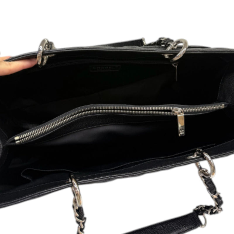 Grand Shopping Tote GST Caviar Black SHW