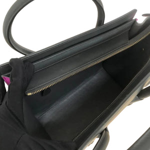 Micro Luggage Tote Grained Calfskin Tri-Color GHW