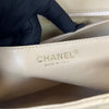 Jumbo Caviar Single Flap Beige GHW