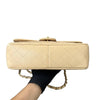 Jumbo Caviar Single Flap Beige GHW