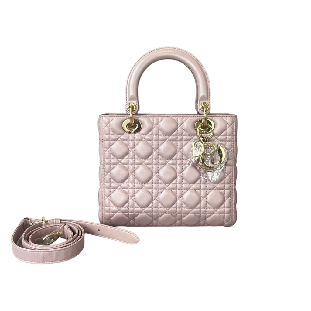 Lady Dior Medium Pink GHW