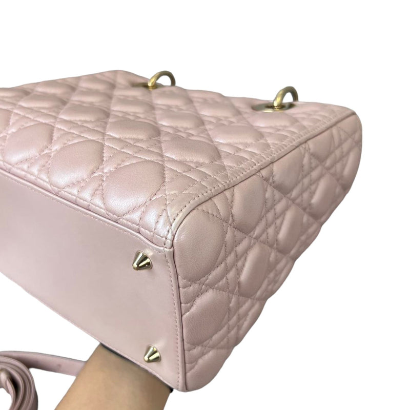 Lady Dior Medium Pink GHW