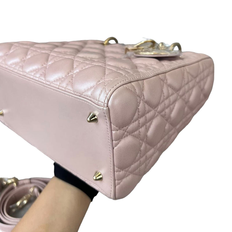 Lady Dior Medium Pink GHW