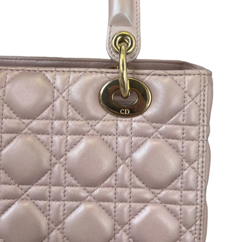 Lady Dior Medium Pink GHW