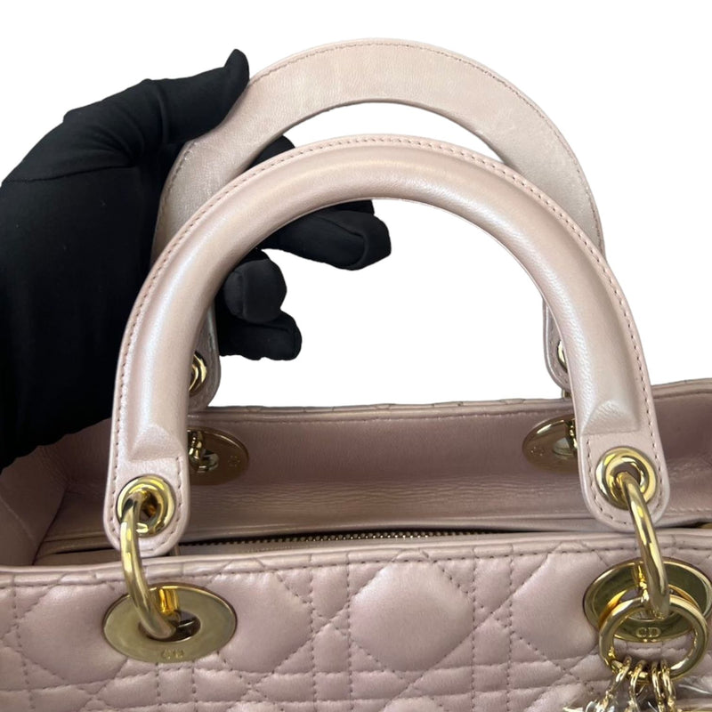 Lady Dior Medium Pink GHW
