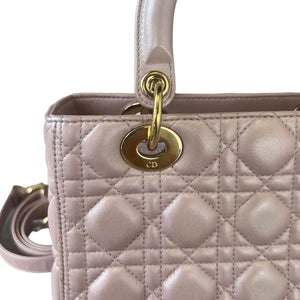 Lady Dior Medium Pink GHW