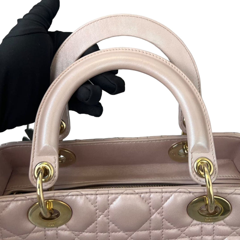Lady Dior Medium Pink GHW