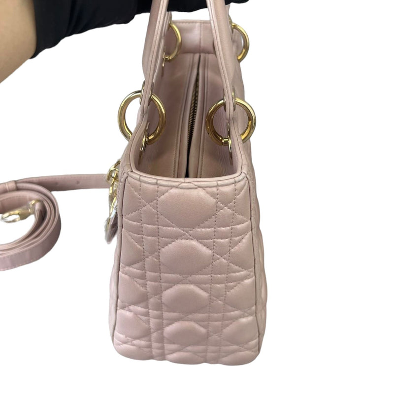 Lady Dior Medium Pink GHW