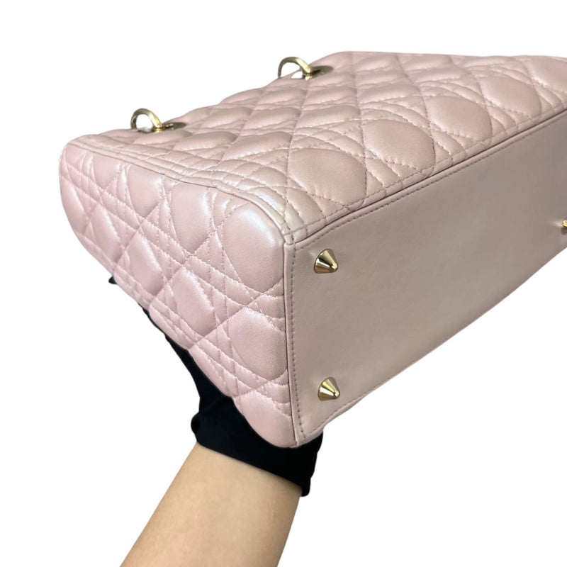 Lady Dior Medium Pink GHW