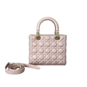 Lady Dior Medium Pink GHW