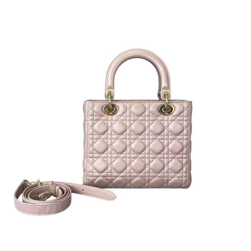 Lady Dior Medium Pink GHW
