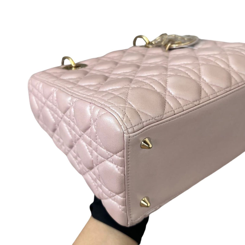 Lady Dior Medium Pink GHW