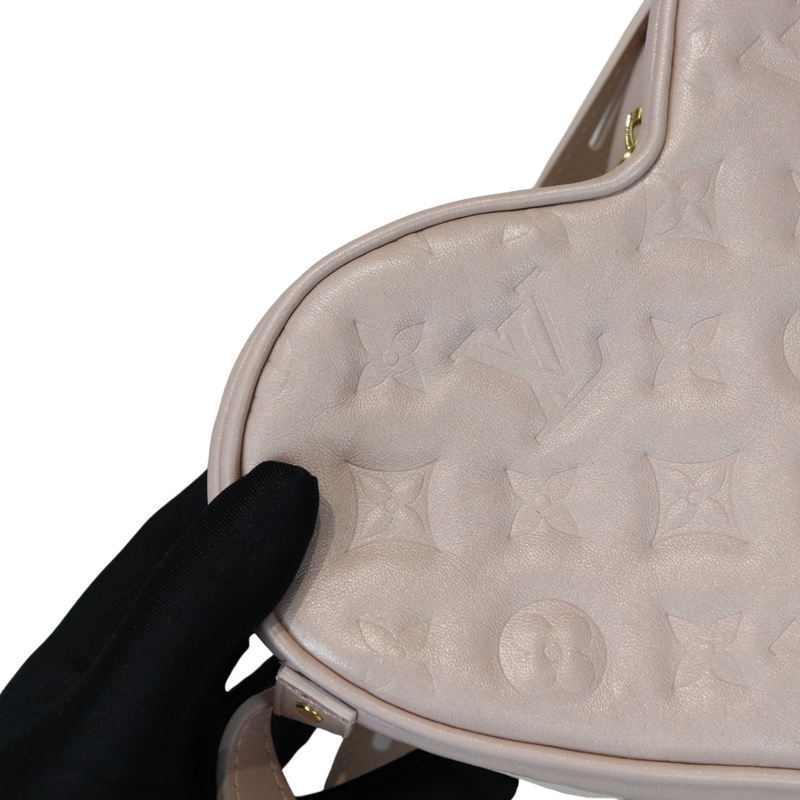 Louis Vuitton Limited Edition Pink Monogram Embossed Lambskin