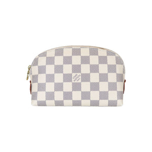 Cosmetic Pouch Damier Azure GHW