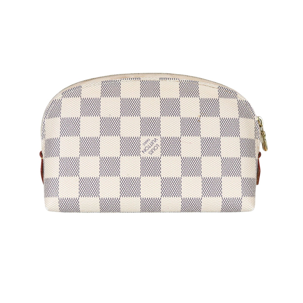 Cosmetic Pouch Damier Azure GHW