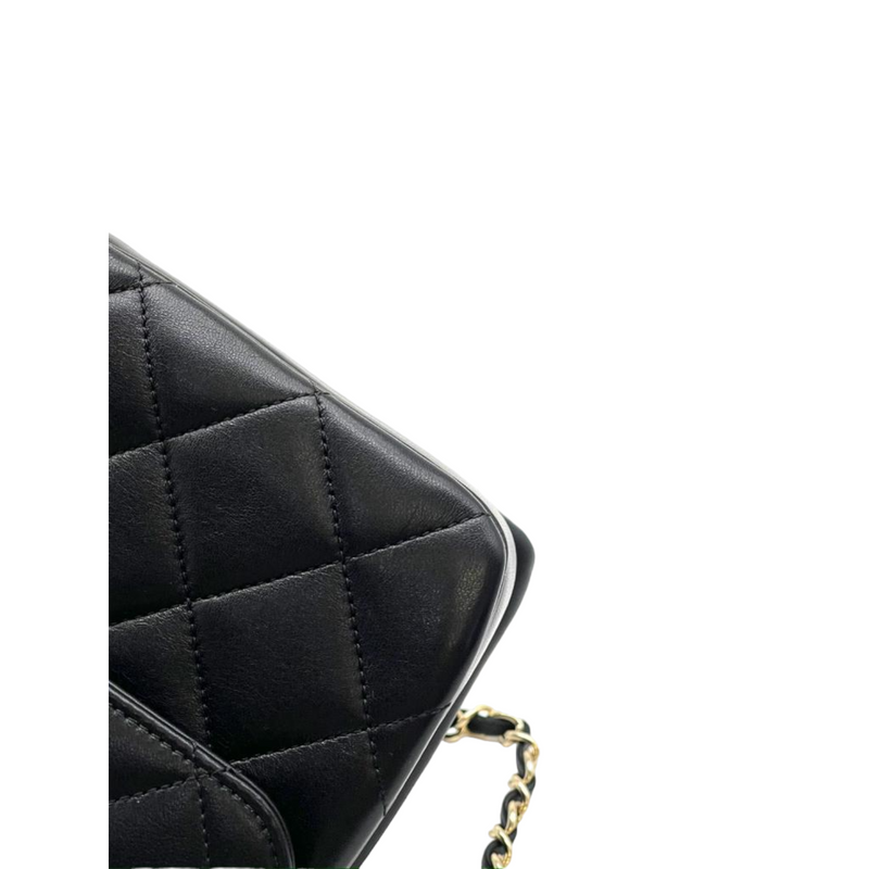 Chanel small CC You black grained calfskin GHW