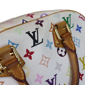 Monogram White Multicolor Speedy 30