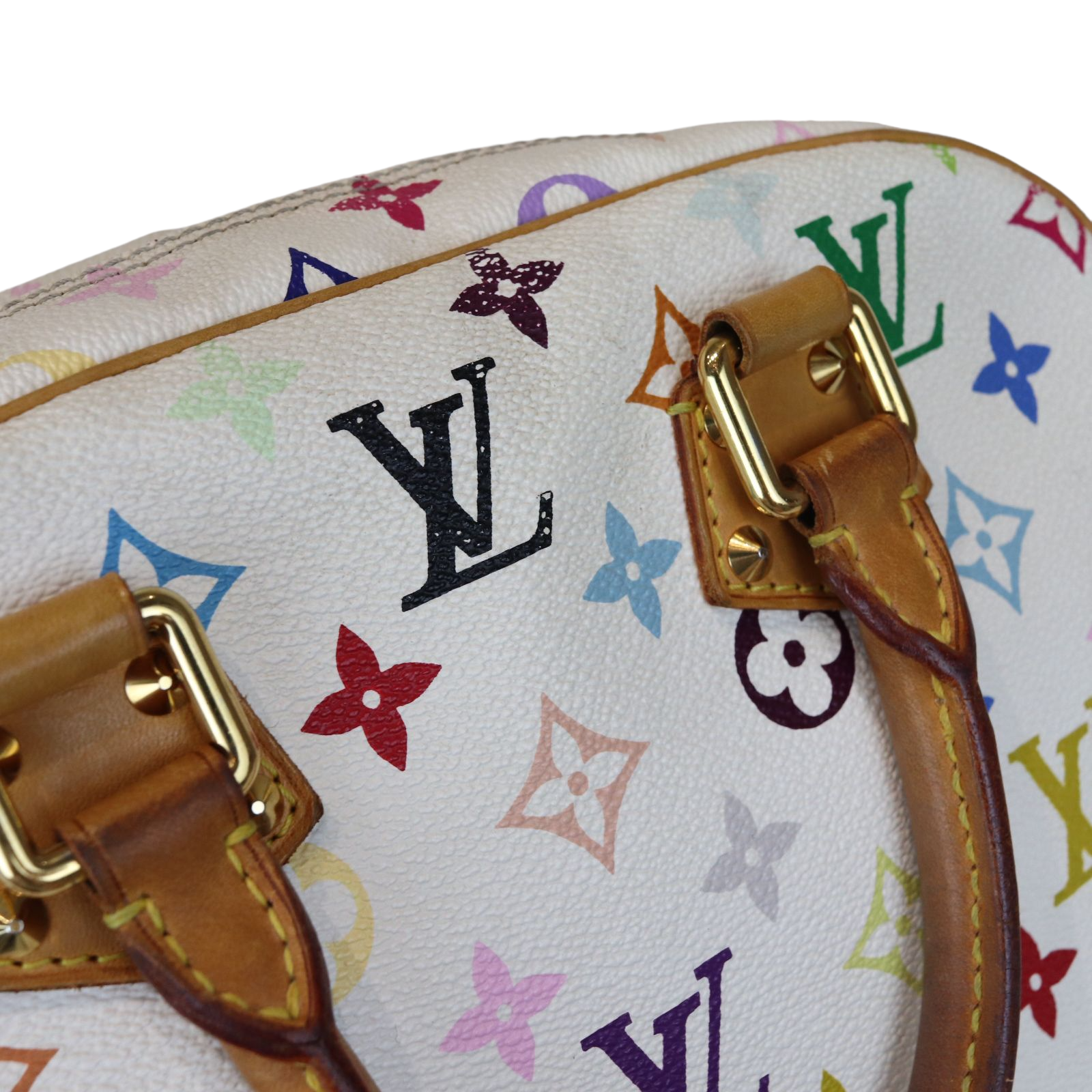Louis Vuitton Monogram White Multicolor Speedy 30 – Bag Religion