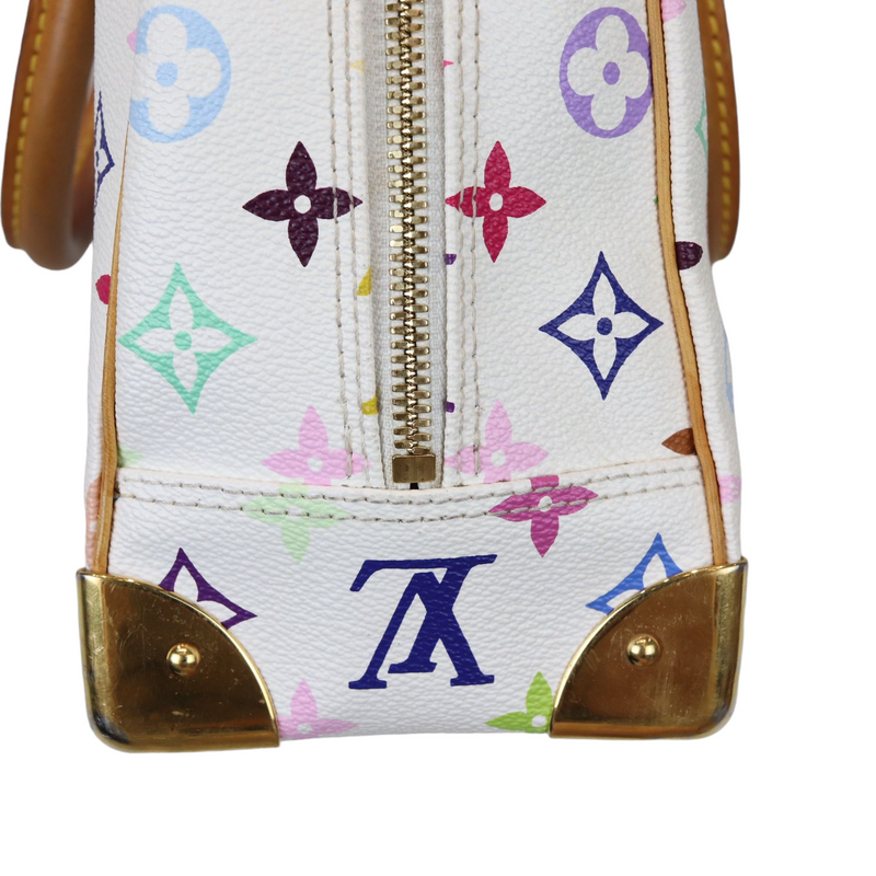 Monogram White Multicolor Speedy 30