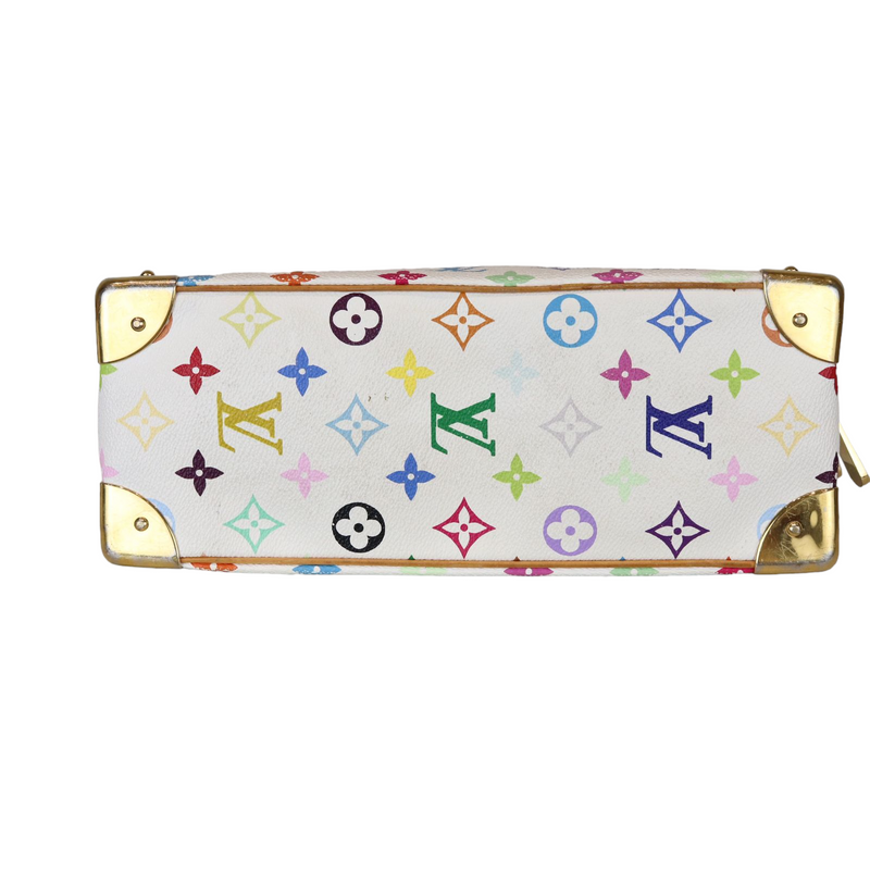 Louis Vuitton, Bags, Louis Vuitton Multicolor Rainbow Monogram Studded  Pochette Noir White Bag