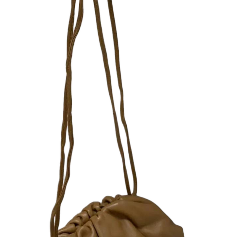 Calfskin the Mini Pouch Camel