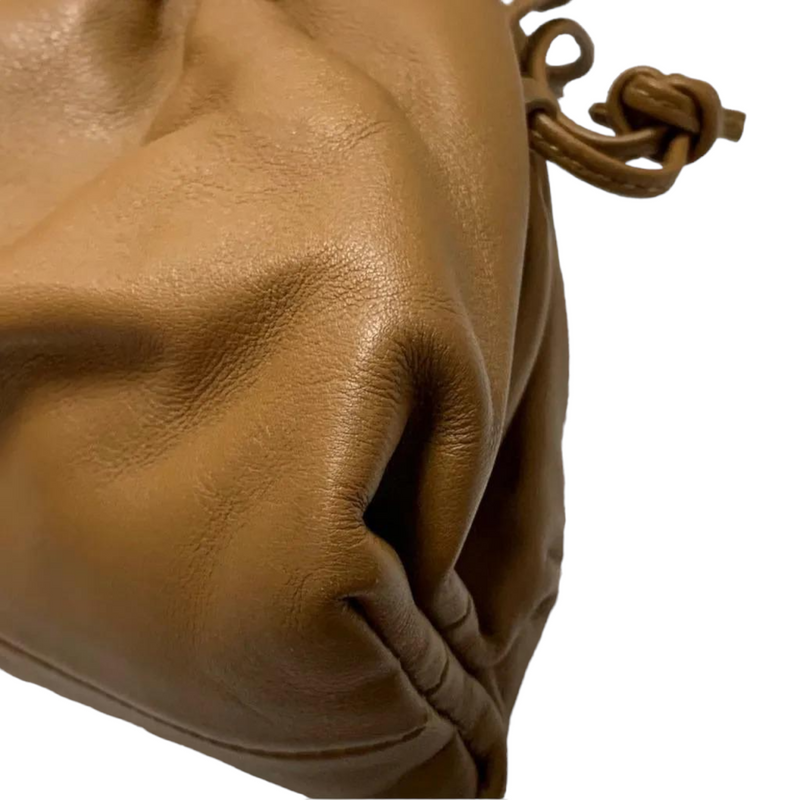 Calfskin the Mini Pouch Camel