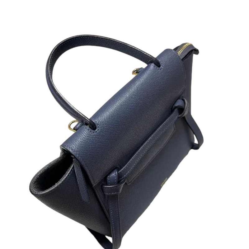 Micro Belt bag in grained calfskin