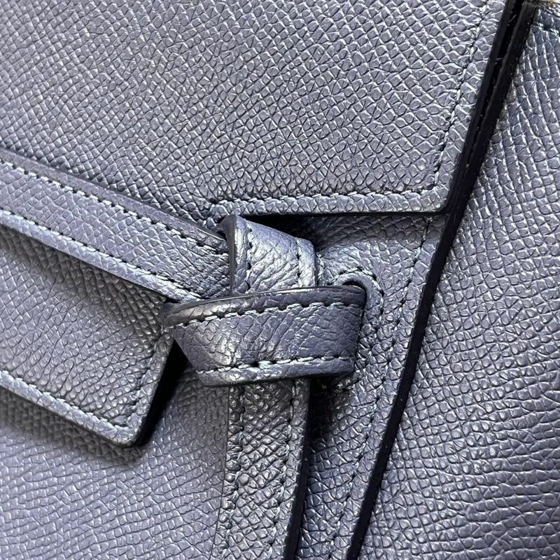 Nano Belt bag in grained calfskin