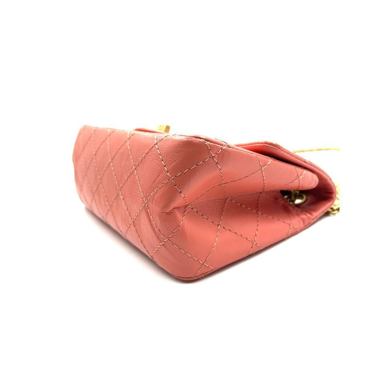 Reissue 224 Aged Calfskin Pink GHW