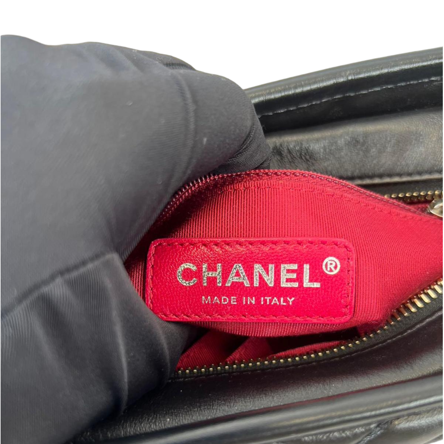 Chanel Gabrielle Chevron Black GHW – Bag Religion