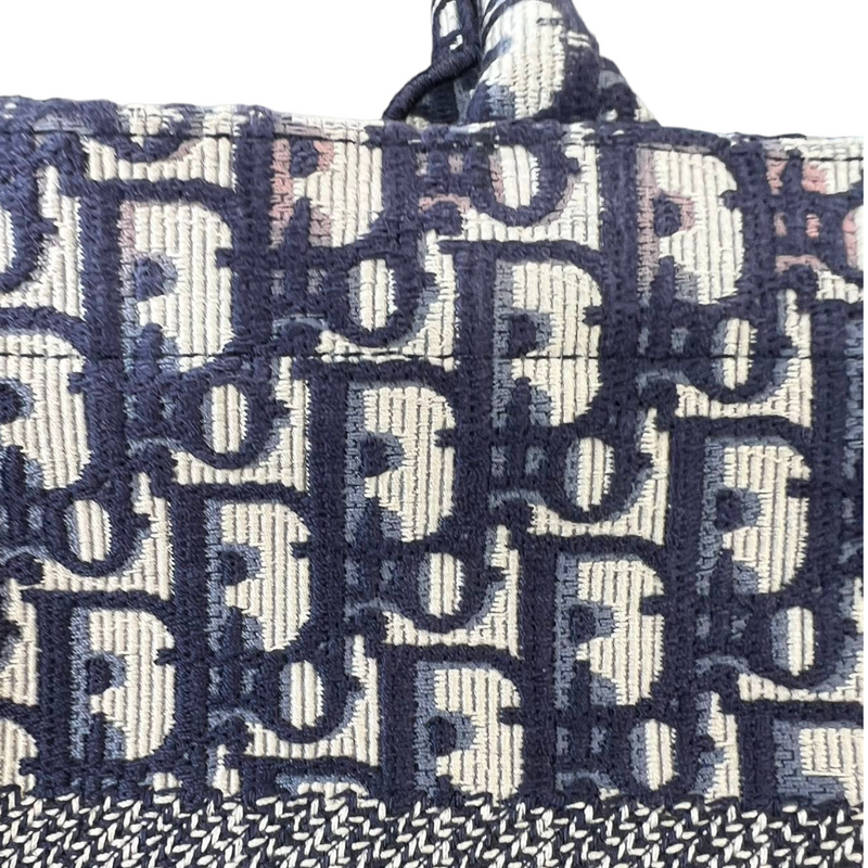 Oblique Book Tote Small Multicolor