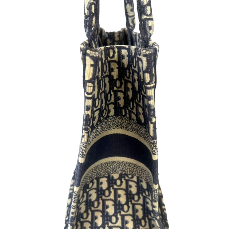 Oblique Book Tote Small Multicolor