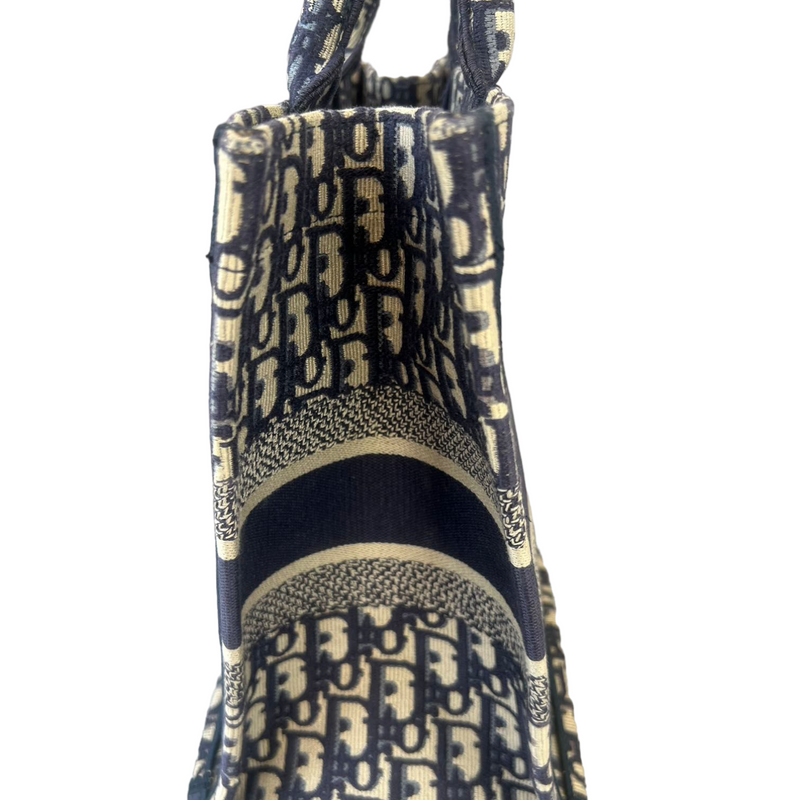 Oblique Book Tote Small Multicolor