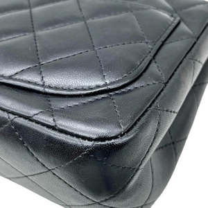 Mini Rectangle Lambskin Black SHW