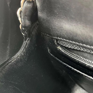 Mini Rectangle Lambskin Black SHW