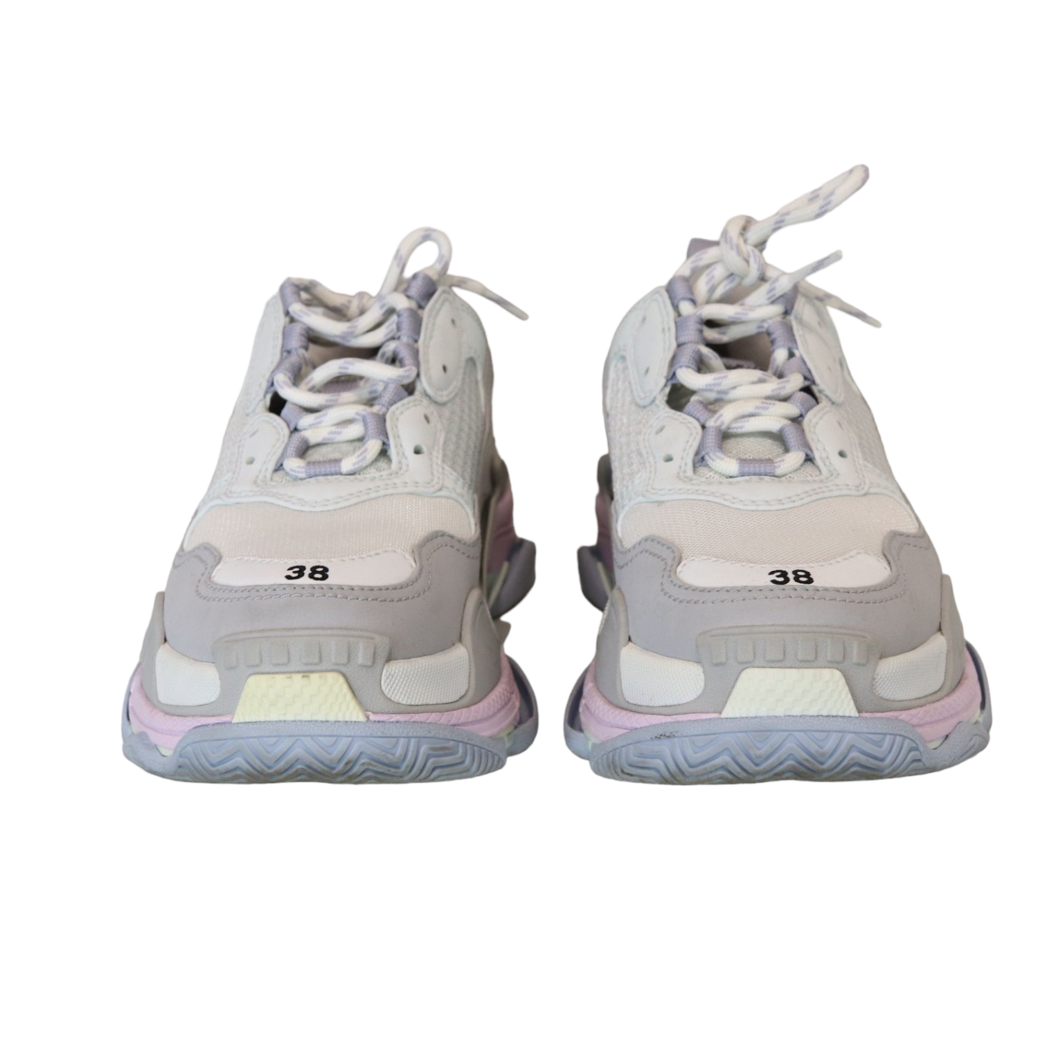 Balenciaga Triple S Sneakers Blue Size 38 Bag Religion