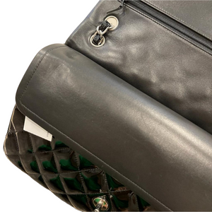 Jumbo Classic Flap Patent Black SHW