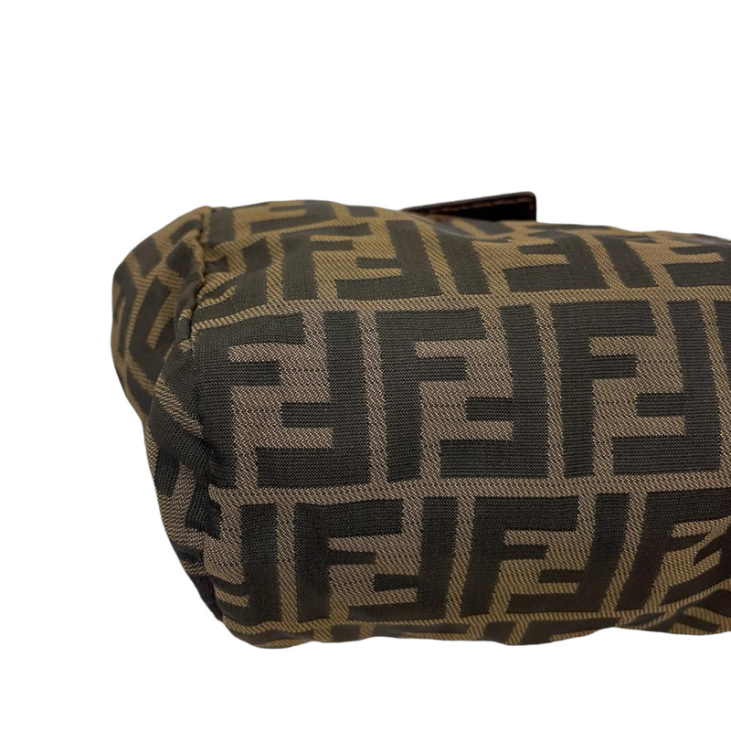 Vintage Fendi Zucca Shoulder Bag - Brown in 2023