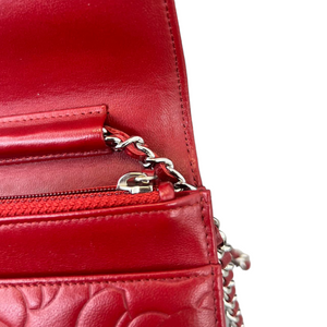 Camellia Wallet on Chain Red SHW