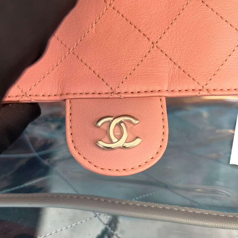 Chanel Shopping Tote PVC / Leather Transparent / Multicolor