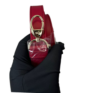 Lady Dior Lambskin Medium Red GHW