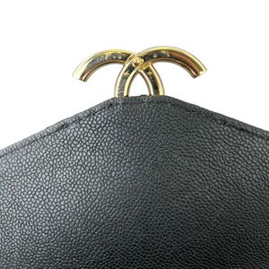 Coco Cuba CC Flap Caviar Leather Black GHW