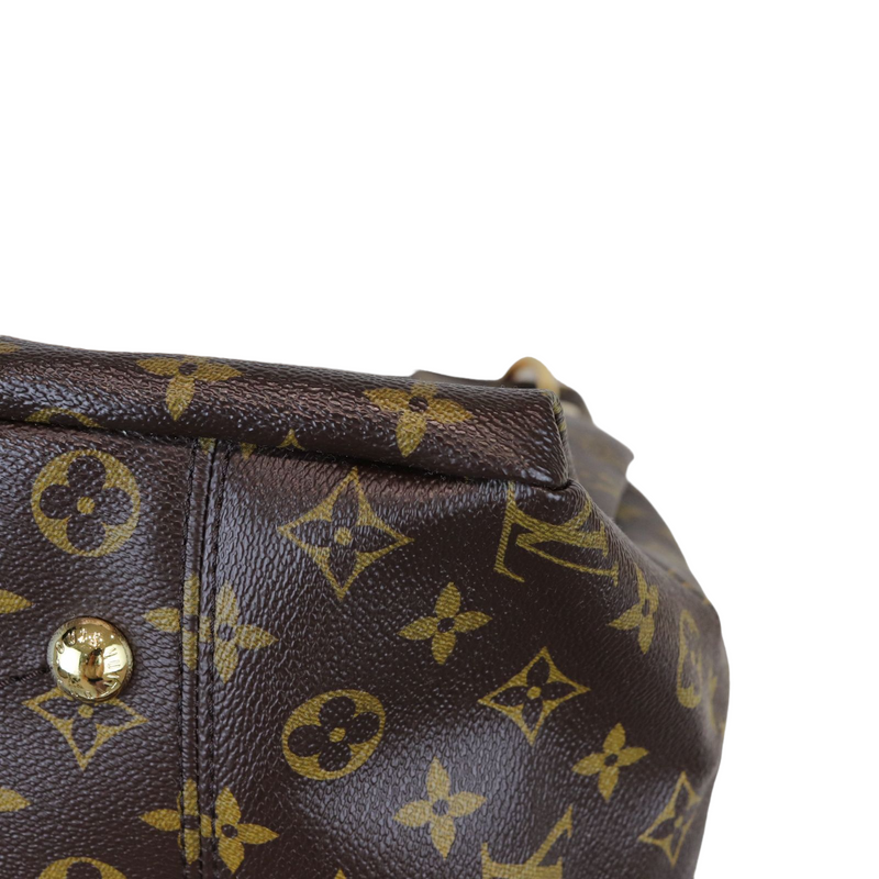 Louis Vuitton Artsy mm Hobo Bag in Dark Blue Monogram Calfskin Leather, GHW