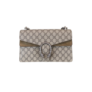 Dionysus Small Brown GG Supreme Monogram RHW