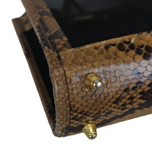 Vintage Mesh Mini Bag Python Brown GHW