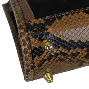 Vintage Mesh Mini Bag Python Brown GHW