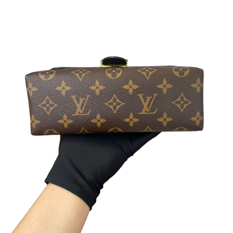 Louis Vuitton Clutch Trunk Monogram Reverse Brown/Black in Coated  Canvas/Calfskin with Brass - US