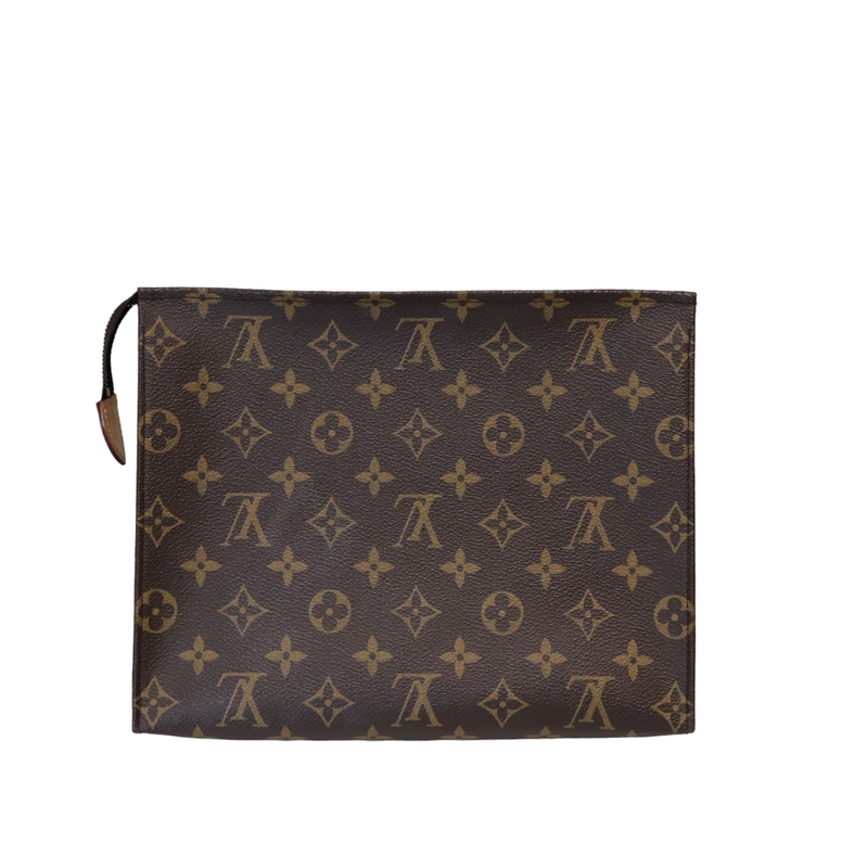 Louis Vuitton Toiletry Pouch 26 Monogram Giant Khaki in Coated