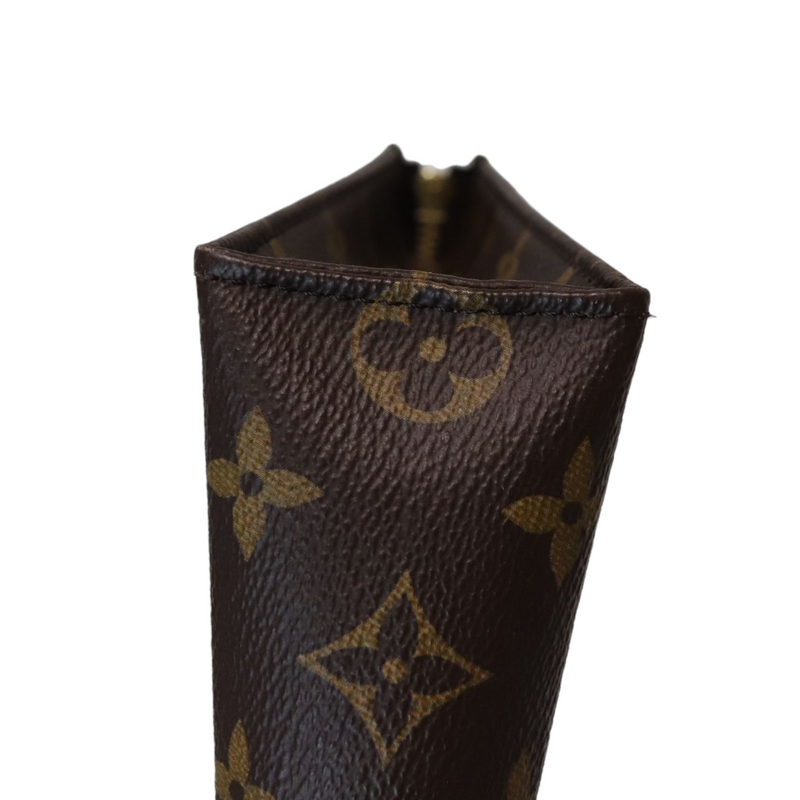 Louis Vuitton Brown Monogram Coated Canvas Toiletry Pouch 26 Gold